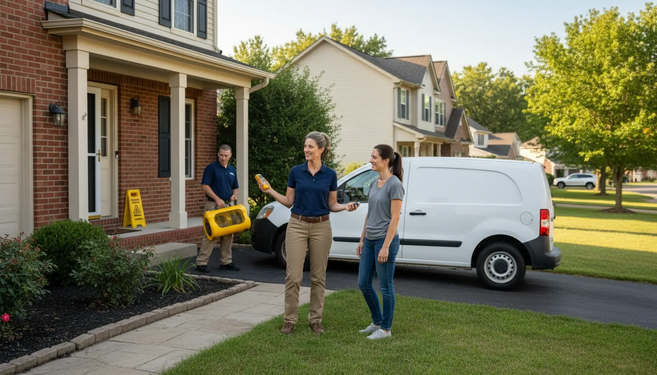 Water restoration image for Mold Remediation in Sheridan, TX